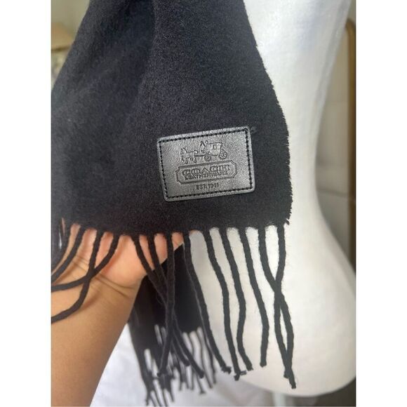 Coach 100% Cashmere Scarf - Picture 3 of 4